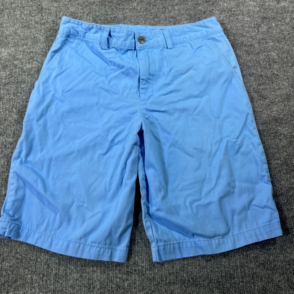 Polo Ralph Lauren Mens Chino Shorts Light Blue Size 18 Cotton Twill Flat Front